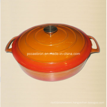 Enamel Cast Iron Dutch Oven Supplier China Size 29X7cm